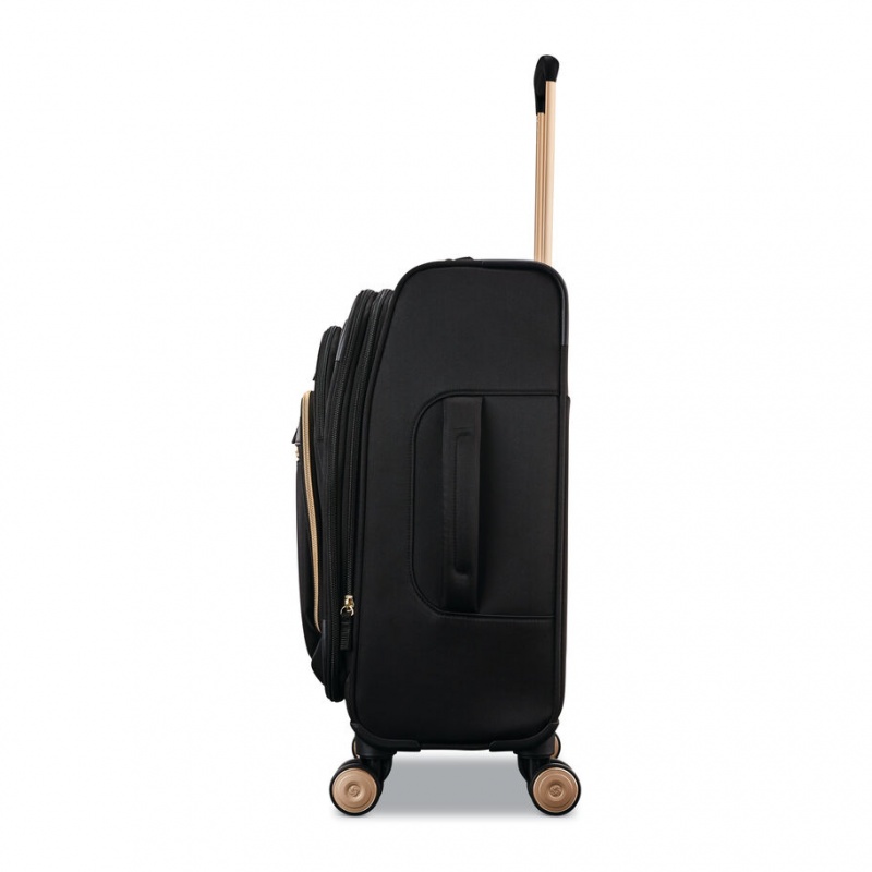 Black Samsonite Mobile Solution Expandable Spinner Luggage Carry On Luggage | TEW862731