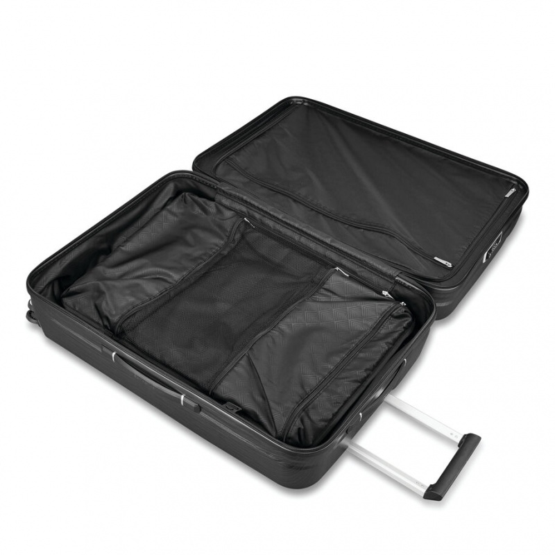 Black Samsonite Novaire 2 Piece Hardside Luggage Sets | DAU637092