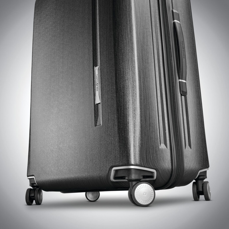 Black Samsonite Novaire 2 Piece Hardside Luggage Sets | DAU637092