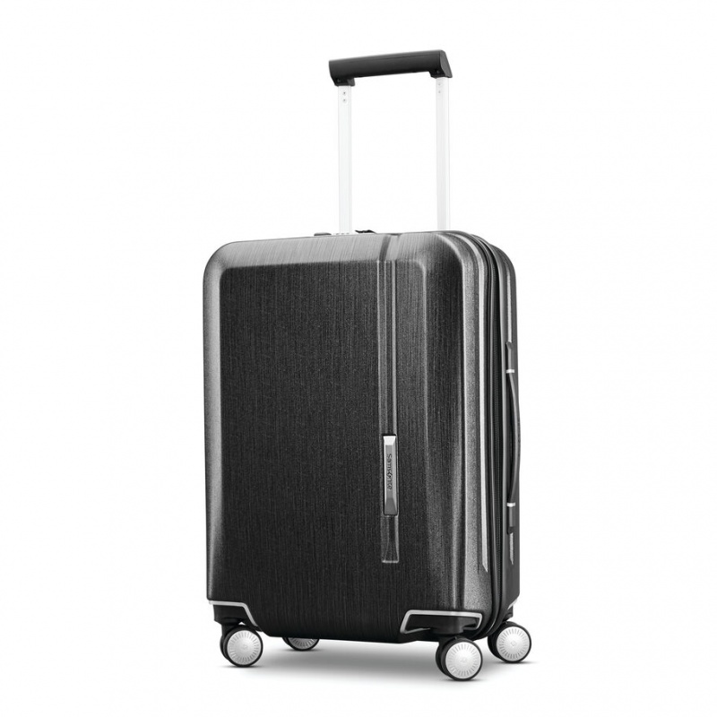 Black Samsonite Novaire 2 Piece Hardside Luggage Sets | DAU637092