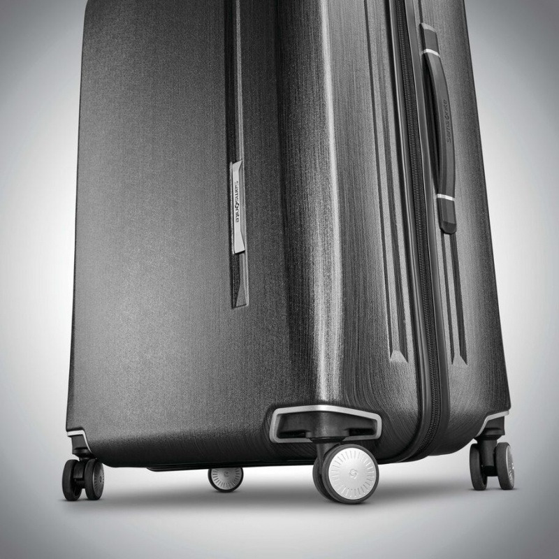 Black Samsonite Novaire Extra Large Spinner Large Hardside Luggage Checked Luggage | UBG385492