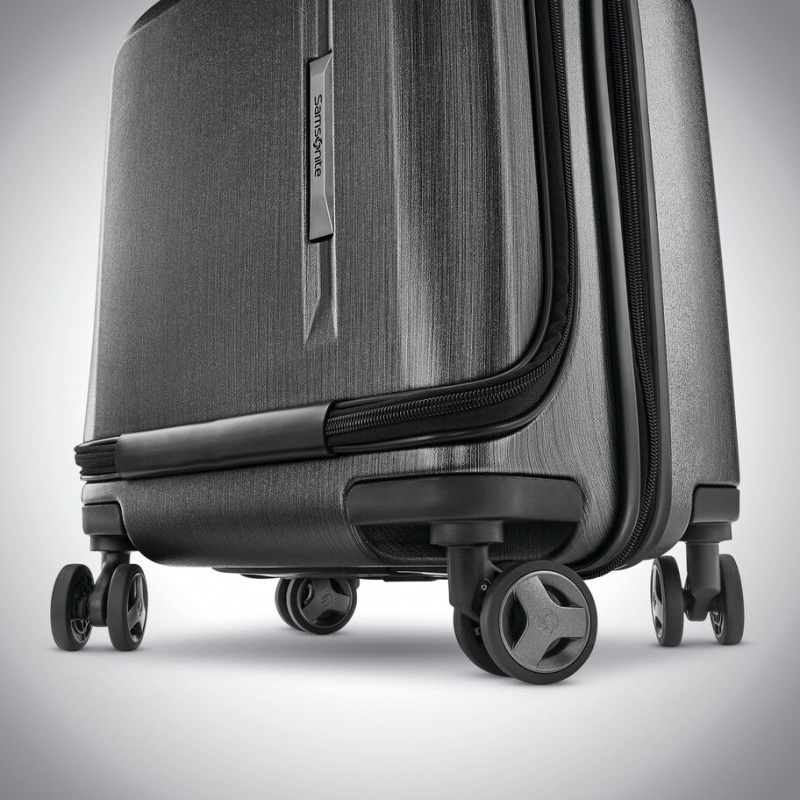 Black Samsonite Novaire Wheeled Underseater Luggage Carry On Luggage | DQG839065