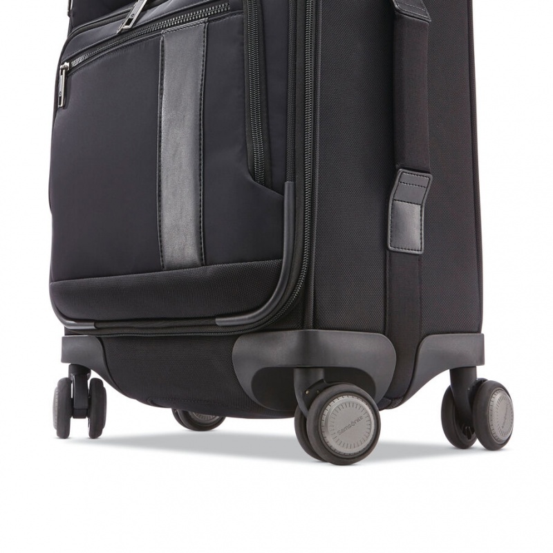 Black Samsonite NuRoad Spinner Spinner Luggage Carry On Luggage | VOY951720