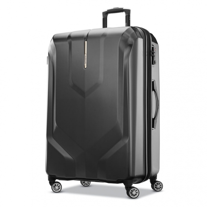 Black Samsonite Opto PC 2 Spinner Large Luggage Checked Luggage | KSN640815