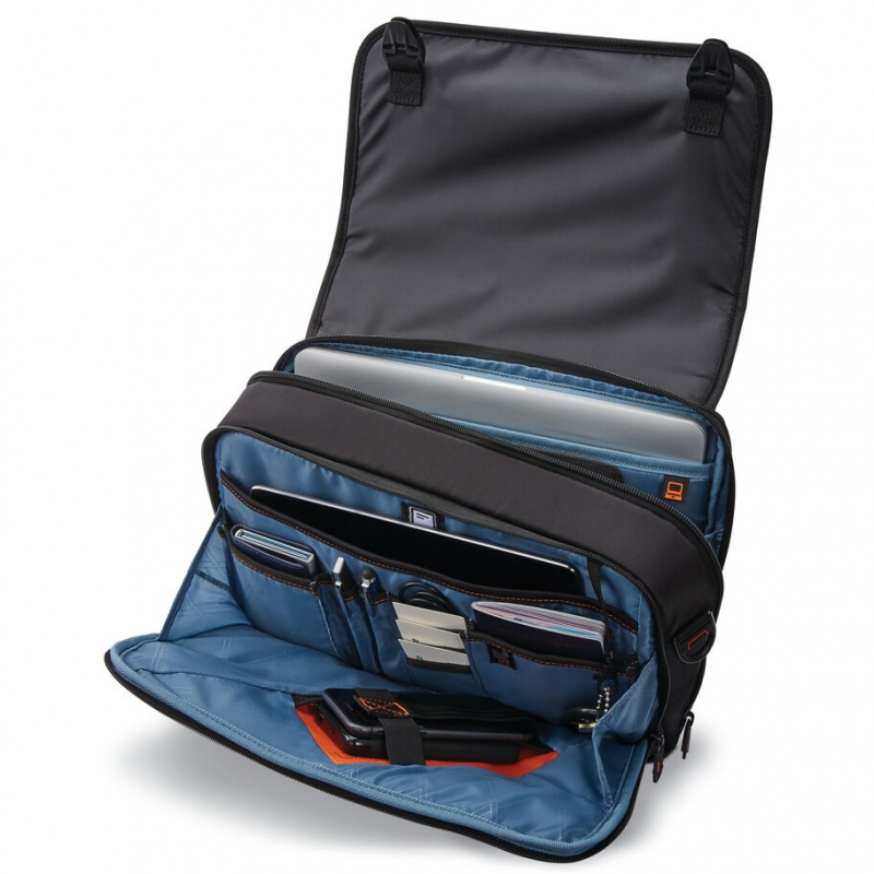 Black Samsonite Pro Slim Messenger 13