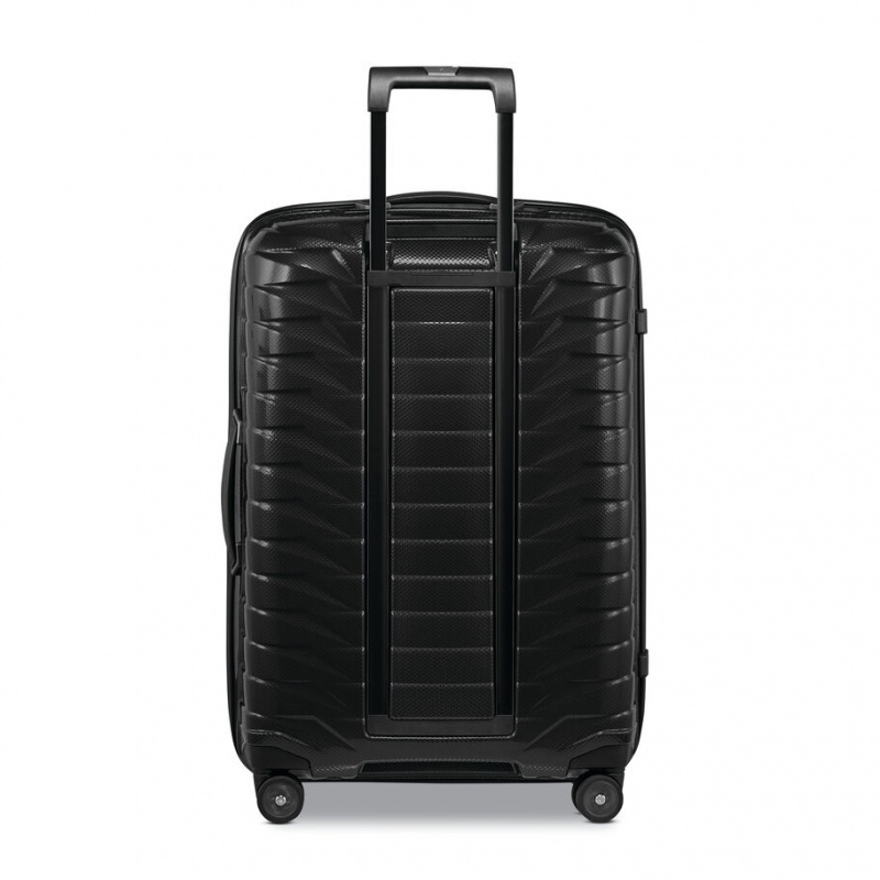 Black Samsonite Proxis Medium Spinner Luggage Checked Luggage | FCX321980