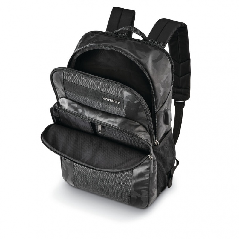 Black Samsonite Quadrion Slim Bags & Backpacks Backpacks | SGA640972