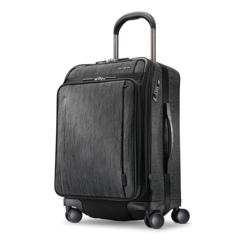 Black Samsonite SXK Global Expandable Spinner Luggage Carry On Luggage | RJC087951