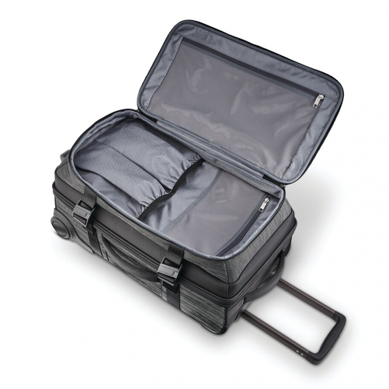 Black Samsonite SXK Luggage Wheeled Duffels | VQO316547