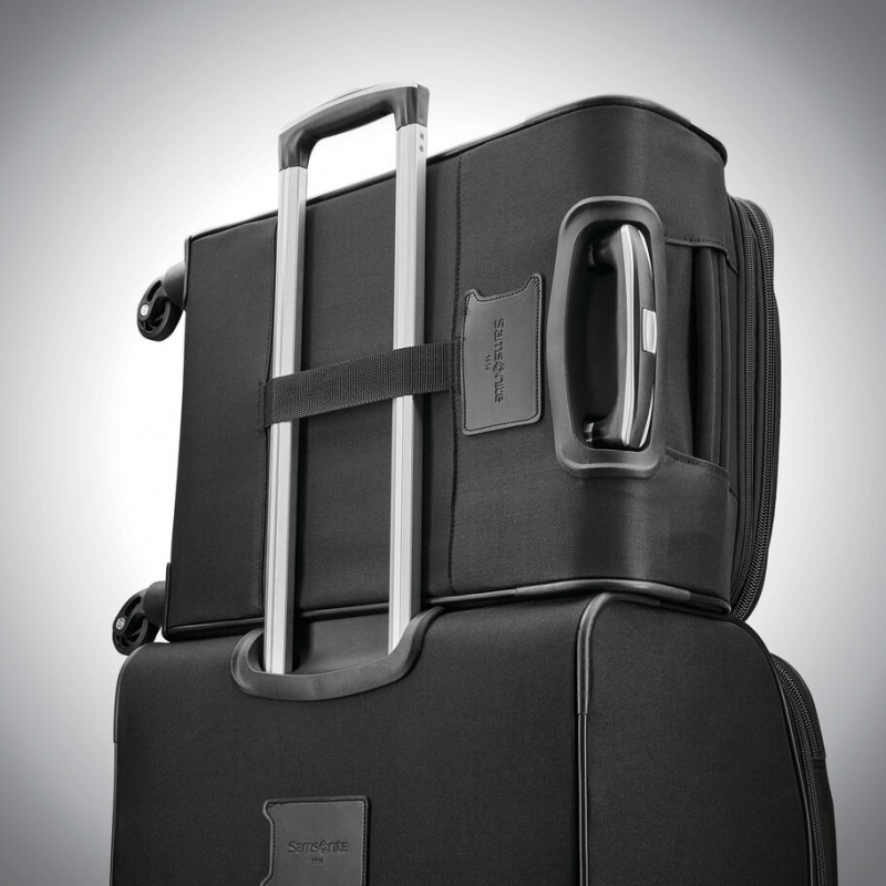 Black Samsonite StackIt Plus 2 Piece Stackable Luggage Sets | CFD362154