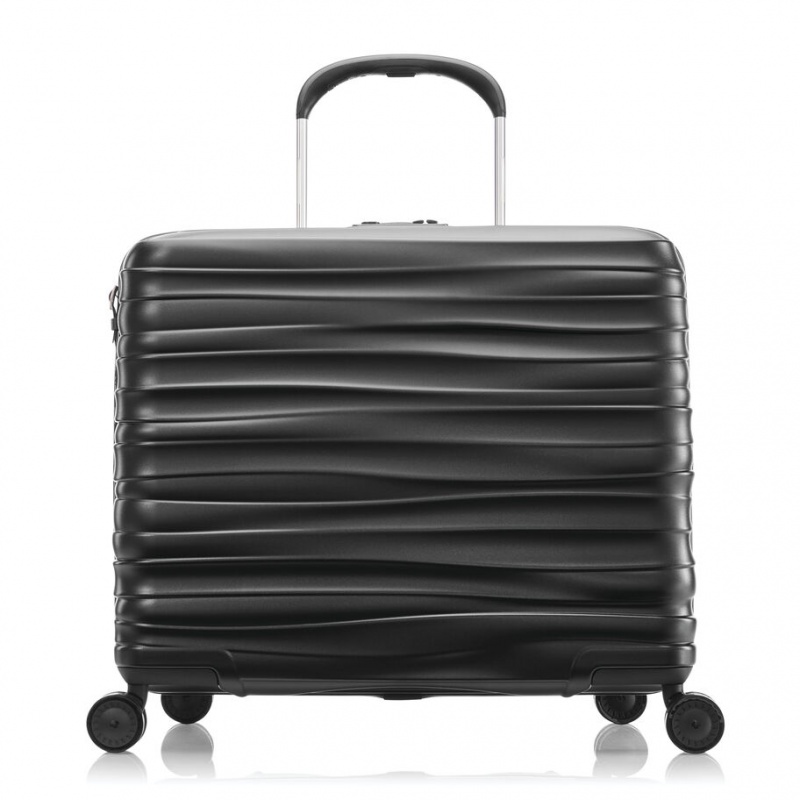 Black Samsonite Stryde 111 Medium Glider Hardside Luggage Checked Luggage | KPX193658