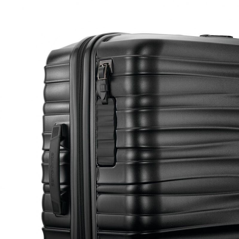 Black Samsonite Stryde 111 Medium Glider Hardside Luggage Checked Luggage | KPX193658