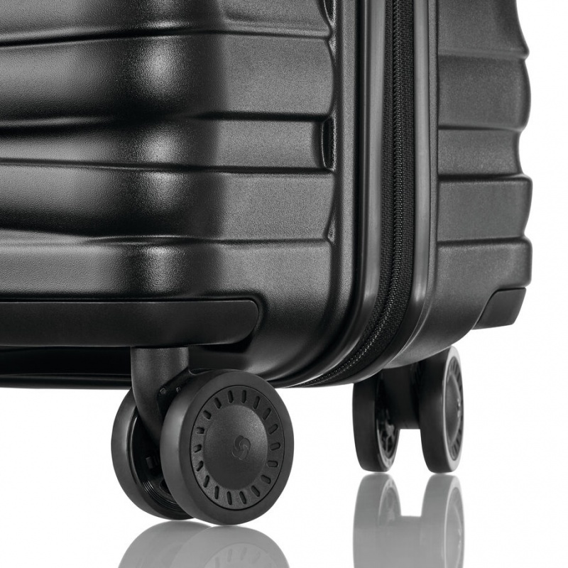 Black Samsonite Stryde 111 Medium Glider Hardside Luggage Checked Luggage | KPX193658