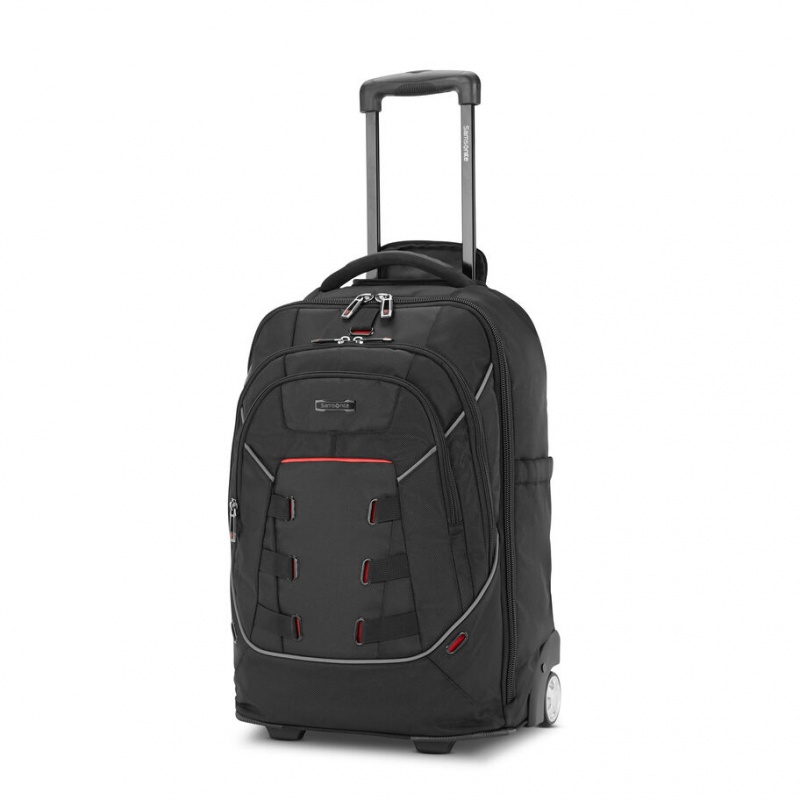 Black Samsonite Tectonic Nutech Wheeled Bags & Backpacks Backpacks | DKB025391