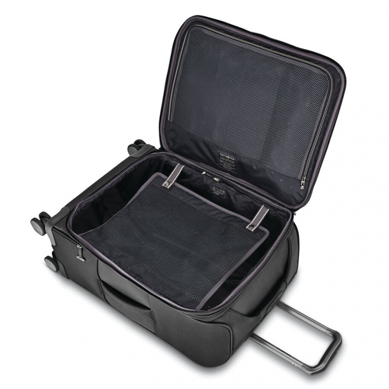 Black Samsonite Theorym Medium Spinner Luggage Checked Luggage | FKJ658710