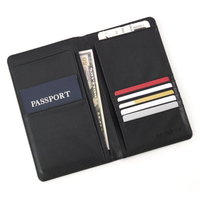 Black Samsonite Travel Accessories Wallet | RSU638702