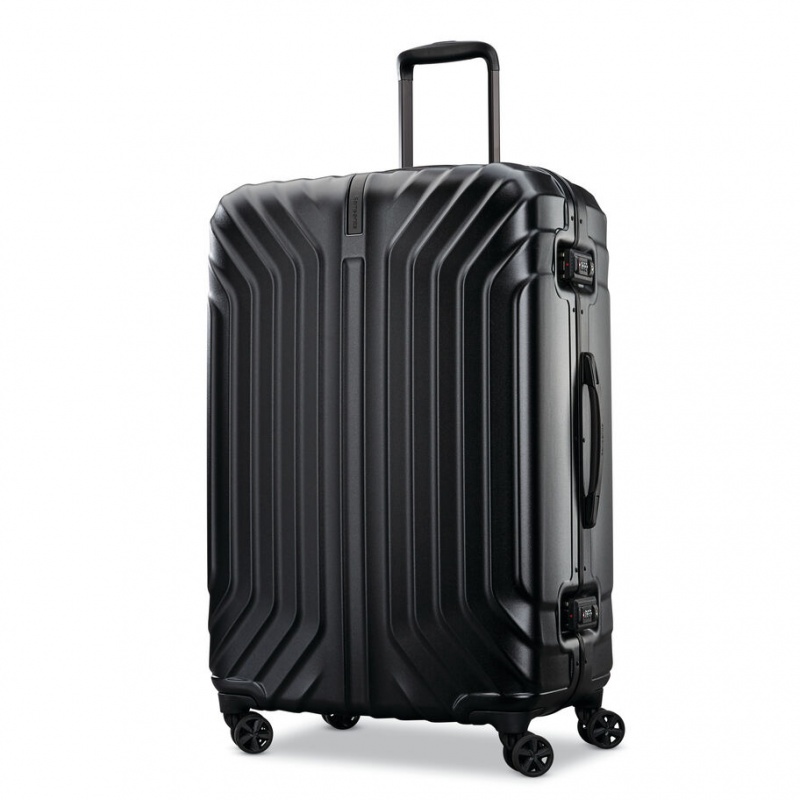 Black Samsonite Tru-Frame 2 Piece Hardside Luggage Sets | LBQ730942