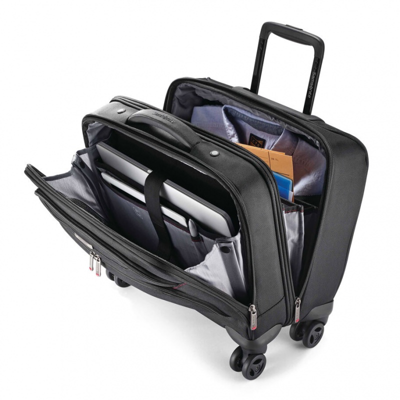 Black Samsonite Xenon 3.0 Spinner Mobile Office Bags & Backpacks Business Bags | SIX193652