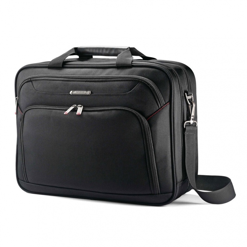 Black Samsonite Xenon 3.0 Two-Gusset Toploader Bags & Backpacks Business Bags | AVQ789201