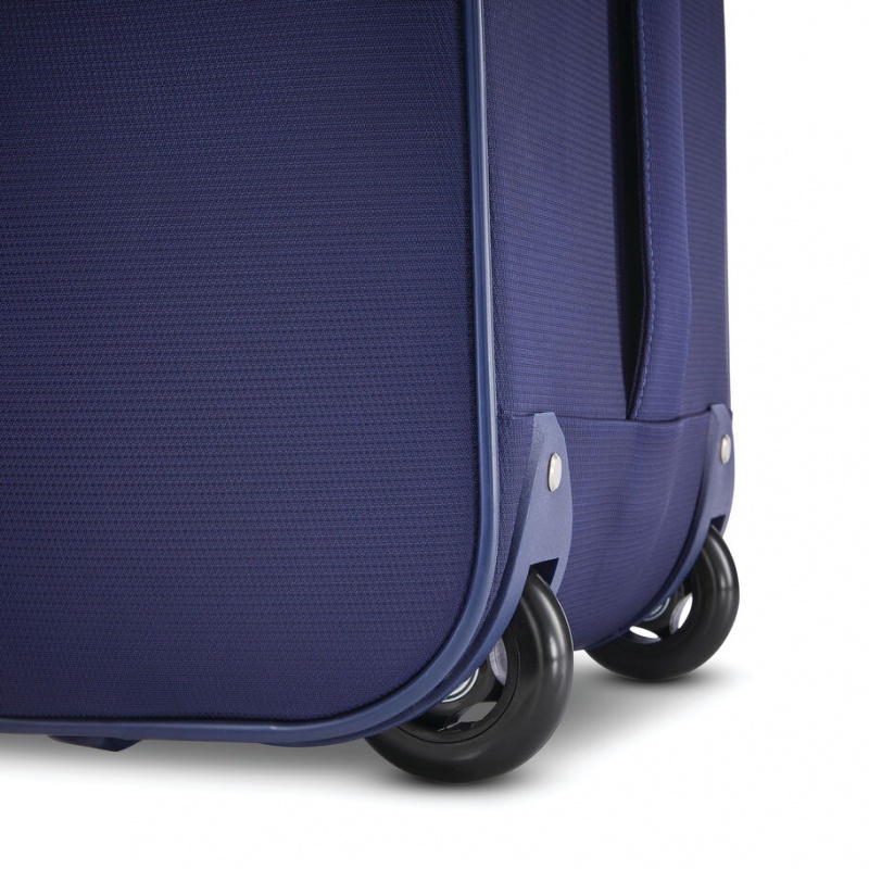 Blue Samsonite Ascentra Wheeled Underseater Luggage Carry On Luggage | LUW641905