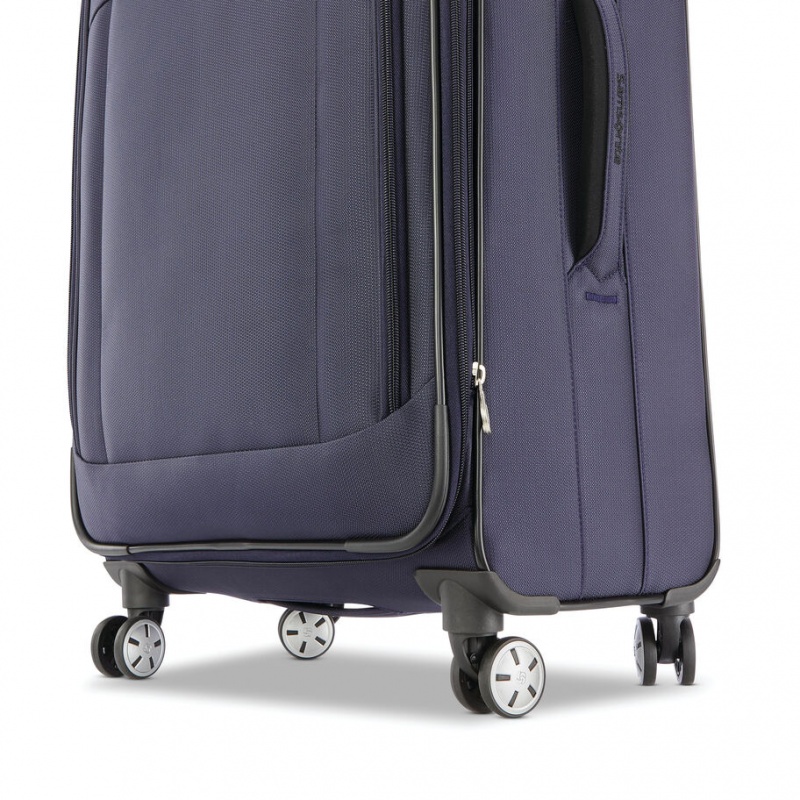 Blue Samsonite Atrium Large Spinner Depth Luggage Checked Luggage | DOM054137