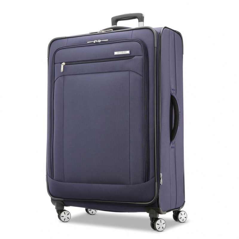 Blue Samsonite Atrium Large Spinner Depth Luggage Checked Luggage | DOM054137