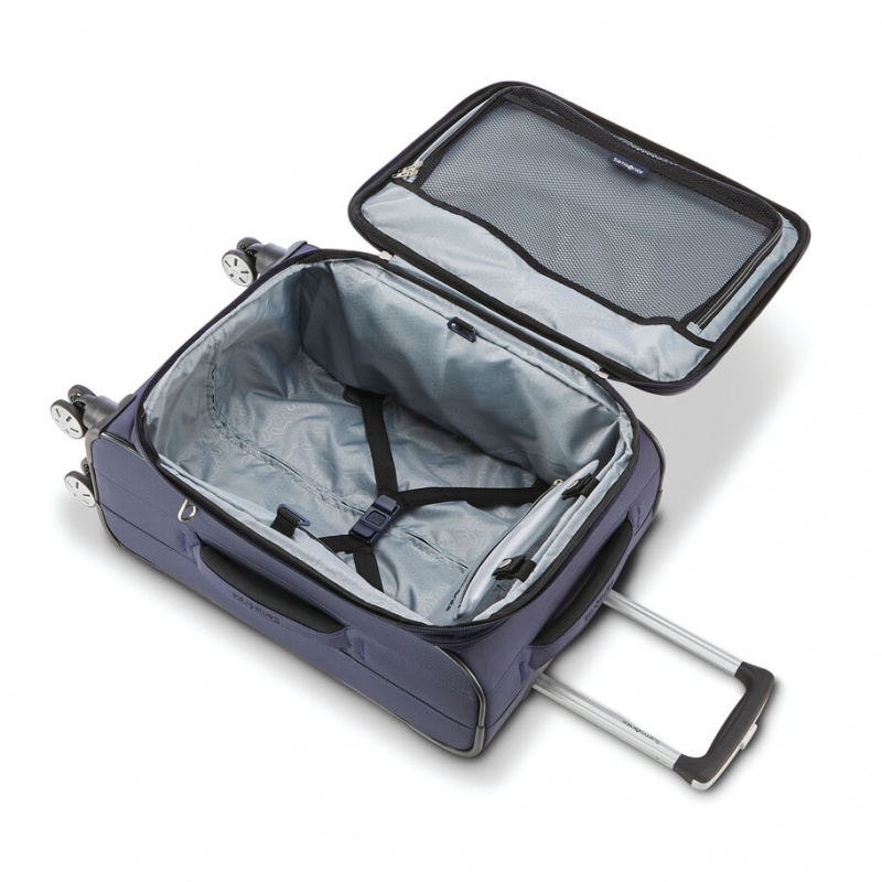 Blue Samsonite Atrium Spinner Depth Luggage Carry On Luggage | JRD021735