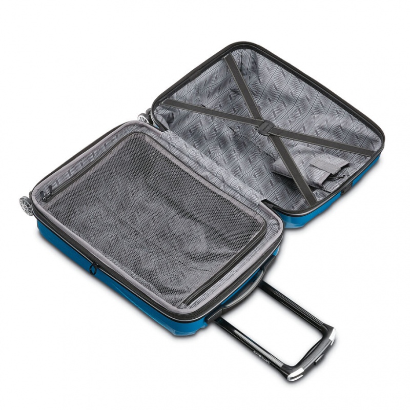 Blue Samsonite Centric 2 Spinner Luggage Carry On Luggage | DQG301278