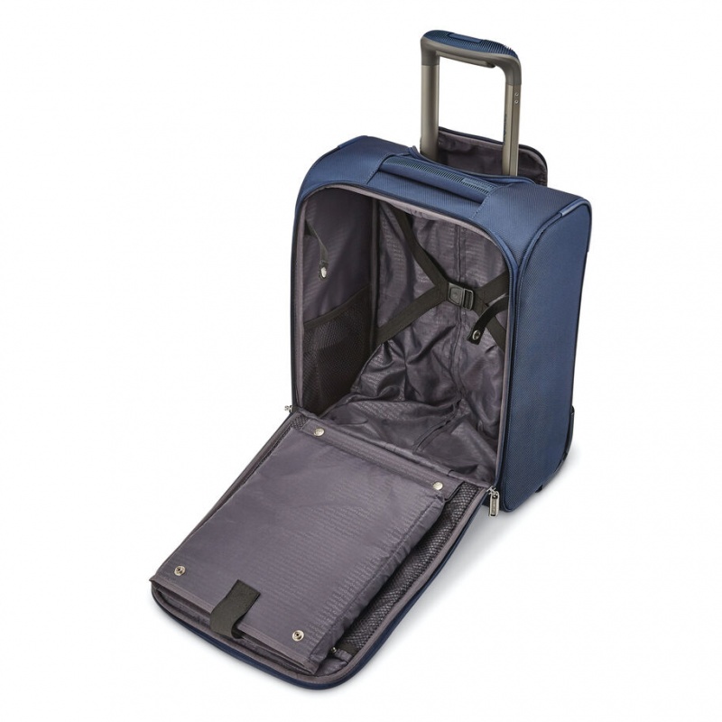 Blue Samsonite Insignis Underseater Wheeled Luggage Carry On Luggage | FWM845709