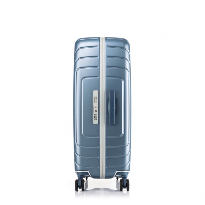 Blue Samsonite Lite-Frame Checked Spinner Luggage Checked Luggage | KZY637095