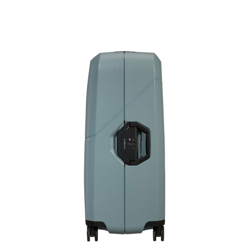 Blue Samsonite Maxsum Eco Large Spinner Luggage Checked Luggage | SIZ186943