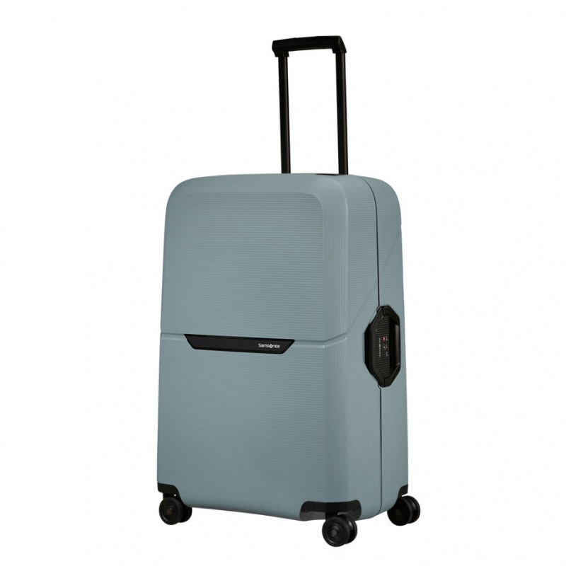 Blue Samsonite Maxsum Eco Large Spinner Luggage Checked Luggage | SIZ186943