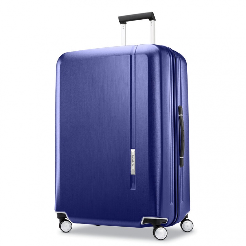 Blue Samsonite Novaire Large Spinner Large Hardside Luggage Checked Luggage | MBN750168