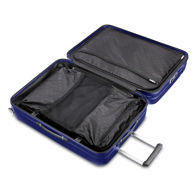 Blue Samsonite Novaire Spinner Hardside Luggage Carry On Luggage | SKW382409