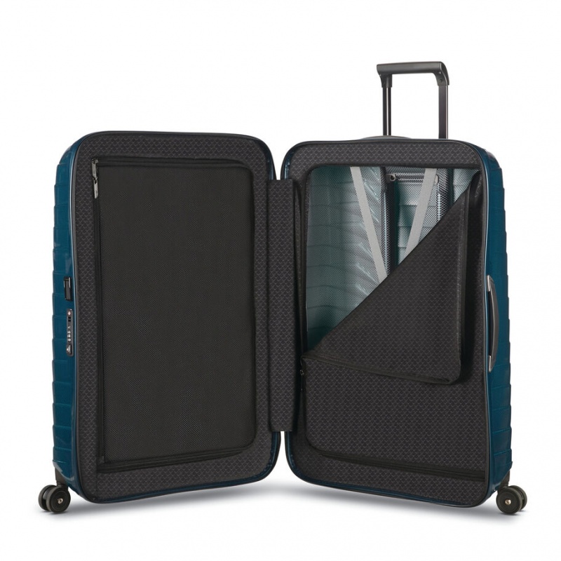 Blue Samsonite Proxis Medium Spinner Luggage Checked Luggage | GUO295386