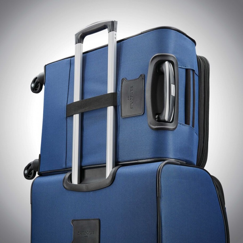 Blue Samsonite StackIt Plus 2 Piece Stackable Luggage Sets | TSE045768