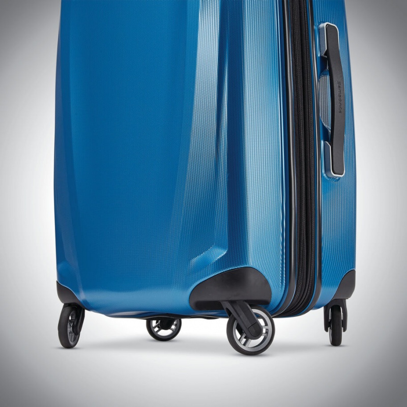 Blue Samsonite Winfield 3 DLX 20