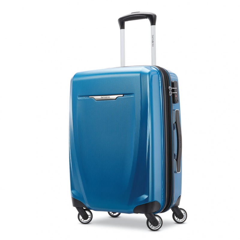 Blue Samsonite Winfield 3 DLX 20\