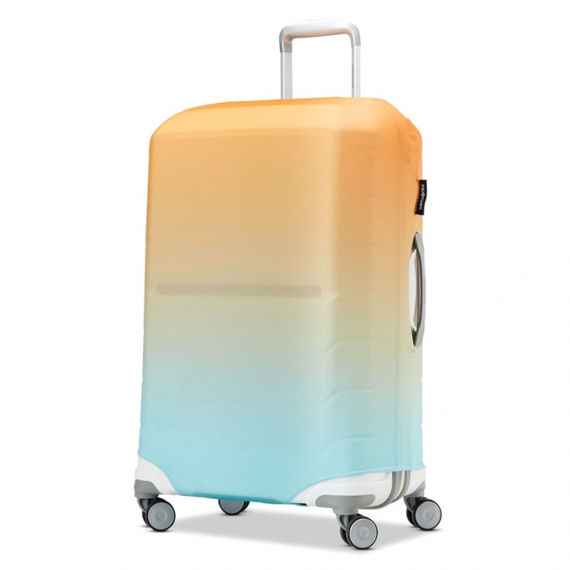 Blue / Orange Samsonite Printed - XL Accessories Luggage Cover | HIK218754