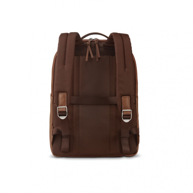 Brown Samsonite Leather Everyday Bags & Backpacks Backpacks | TCH596180