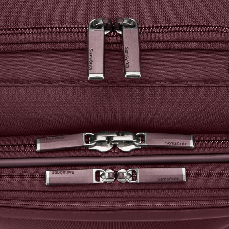 Burgundy Samsonite Lineate DLX Medium Spinner Luggage Checked Luggage | LXM654813