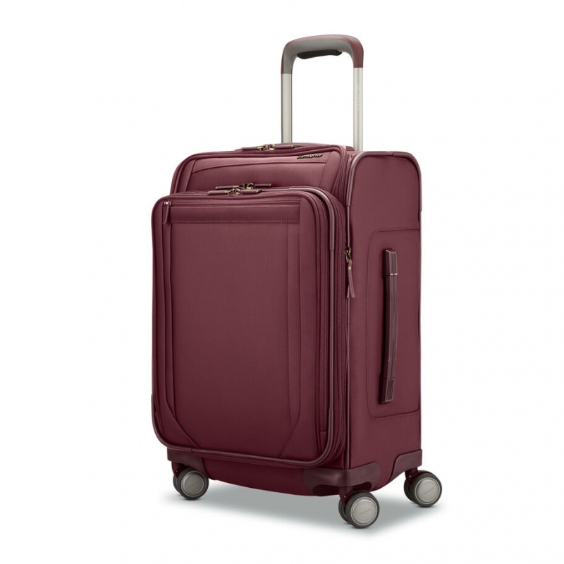 Burgundy Samsonite Lineate DLX Spinner Luggage Carry On Luggage | RCZ134756