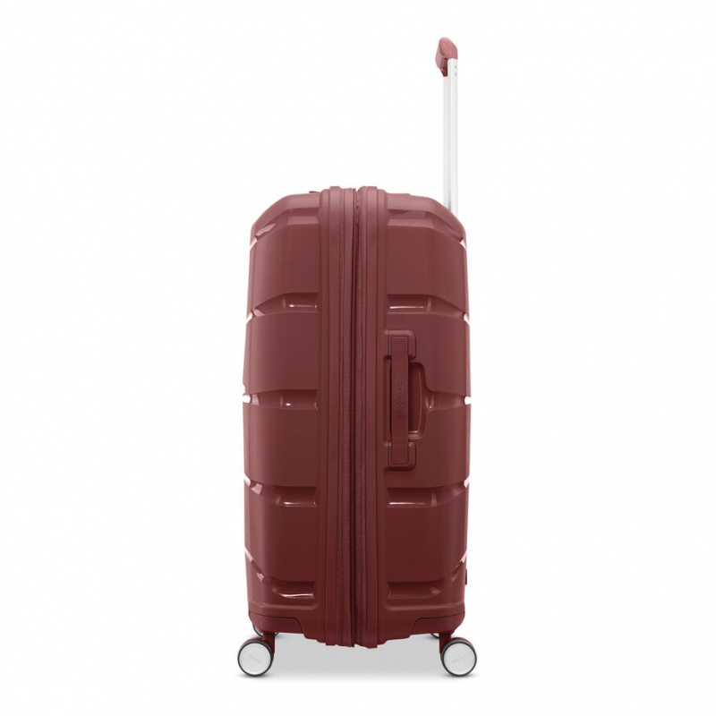 Burgundy Samsonite Outline Pro Medium Spinner Hardside Luggage Checked Luggage | TXL458609