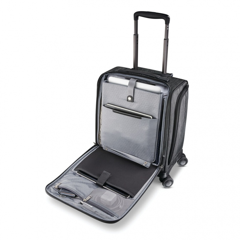 Dark Grey Samsonite SXK Spinner Underseater Luggage Carry On Luggage | TCA685271