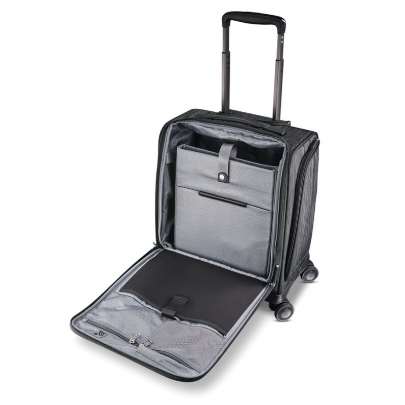 Dark Grey Samsonite SXK Spinner Underseater Luggage Carry On Luggage | TCA685271