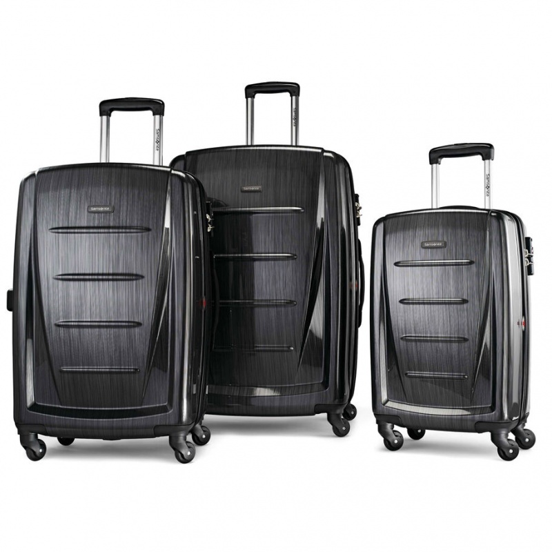 Dark Grey Samsonite Winfield 2 Fashion 3 Piece Spinner Luggage Sets | ONP860427