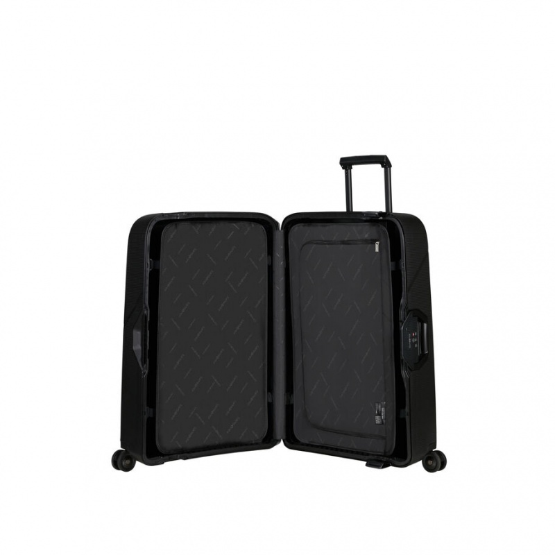 Deep Grey Samsonite Maxsum Eco Large Spinner Luggage Checked Luggage | GAR835941