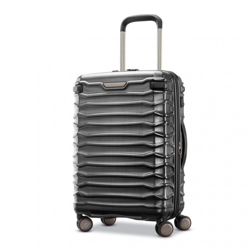 Deep Grey Samsonite Stryde 2 Glider Brushed Luggage Carry On Luggage | SCJ478509