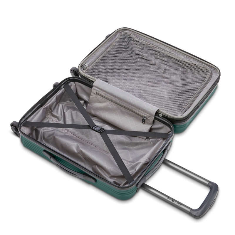 Green Samsonite 2 Piece (CO/LG) Hardside Luggage Sets | VSC729648