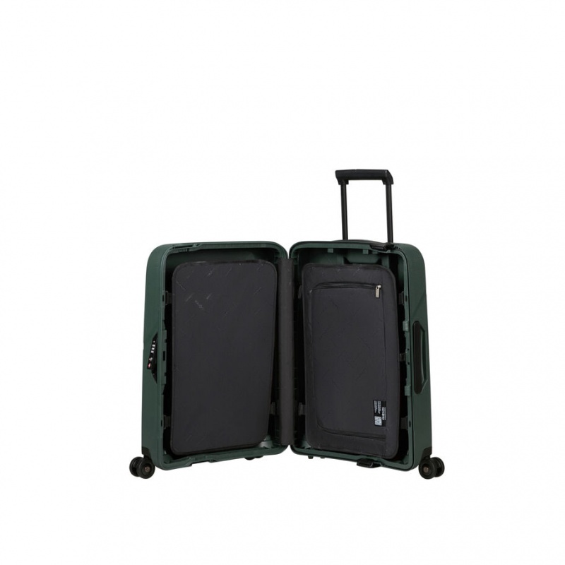 Green Samsonite Maxsum Eco Spinner Luggage Carry On Luggage | JHE251894